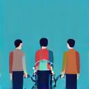 従業員エンゲージメントの低下を表すアイコン